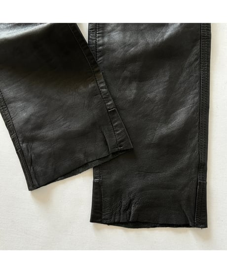 Europe vintage Leather Pants
