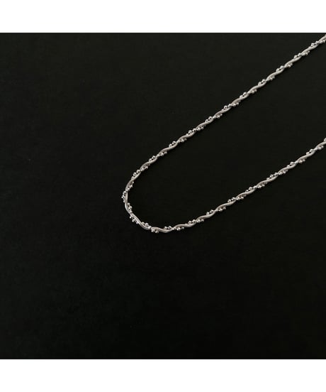 DEAD STOCK Vintage Italy 925 tiny chain necklace double twist 11