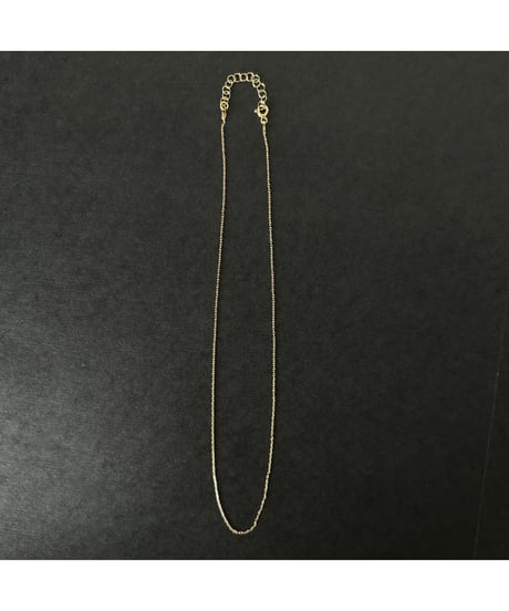 DEAD STOCK Vintage Silver925 tiny chain necklace Azuki ②