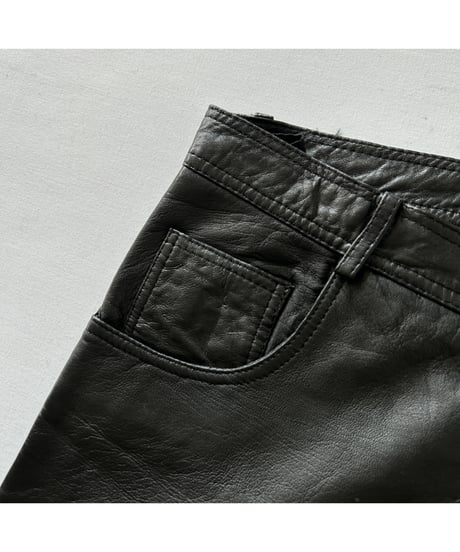 Europe vintage Leather Pants