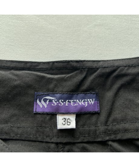 Europe Belted Hem Pants