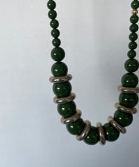 Vintage plastics ball necklace