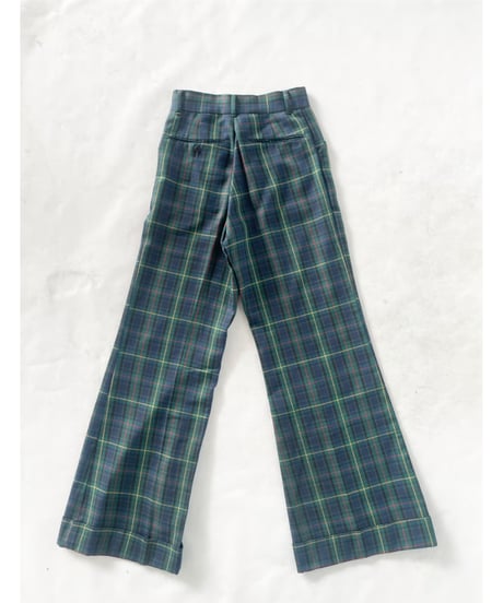 70s Levi's PANATELA plaid flare pants