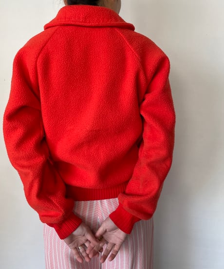 80s patagonia fleece / orange