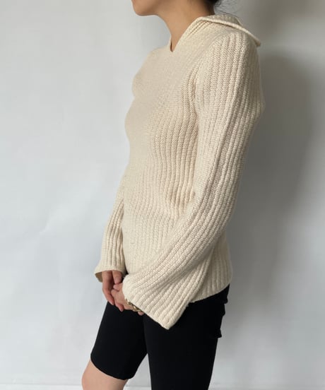 ARMANI collared knit