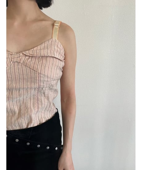 MADE IN ITALY Stripe camisole