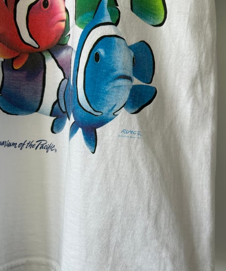 90s "clownfish" s/s tee L