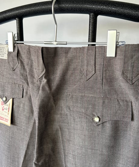 dead stock 70s Western Pants "BROWN"
