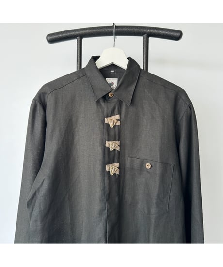 Europe Double breasted Linen Shirt