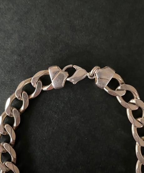 80s Europe vintage sterling silver  bracelet　made in Italy