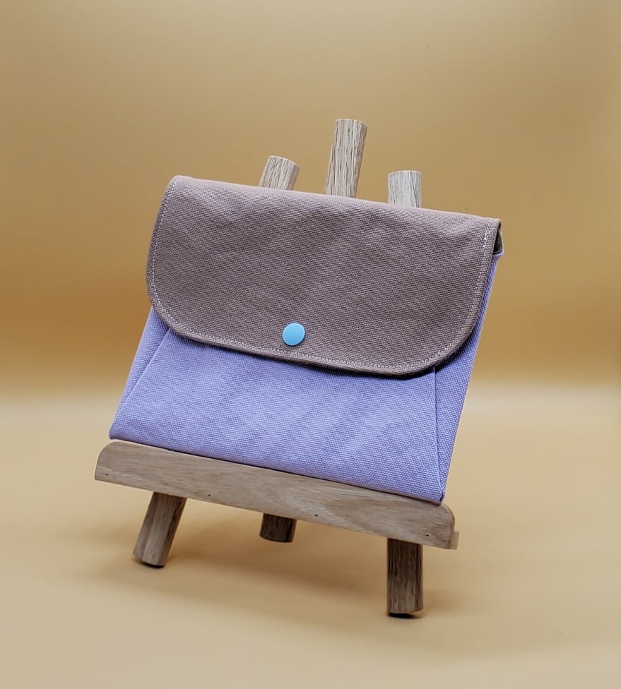 フラットポーチ☆ハンドメイド☆オーダーページ【27】 フラットポーチ(通帳ケース) 8号帆布 ハンドメイド | Pink-Boo