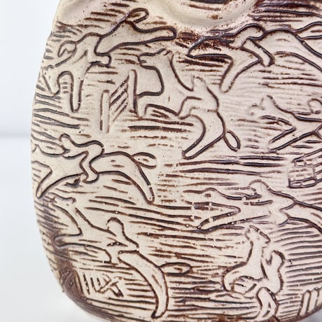 Horse riding studio pottery 70s