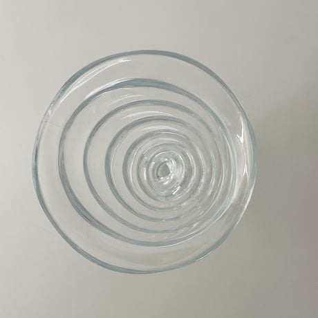 cone glass vase Italy 80-90s