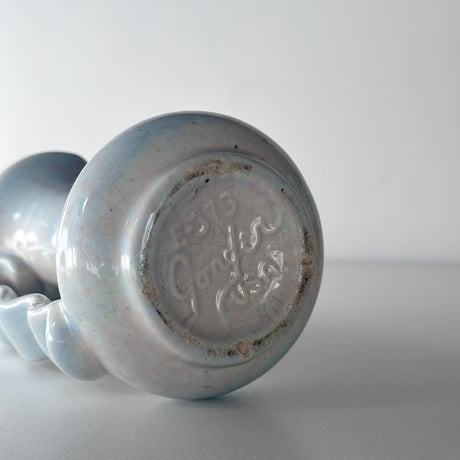 vase with wavy handle Gonder 50s USA