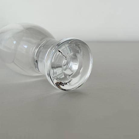 chubby stem wine glass 70s Finland
