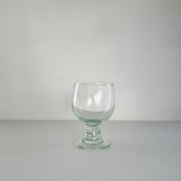 hand blown malaga goblet 70s FRANCE