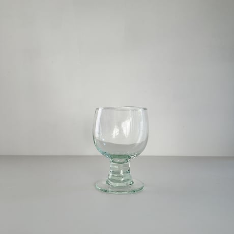 hand blown malaga goblet 70s FRANCE