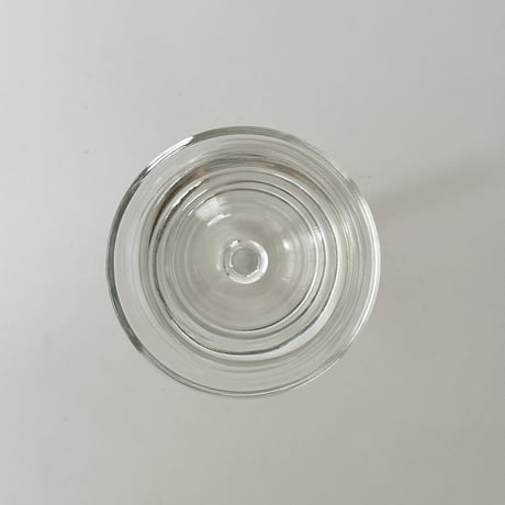 bell shape small glass 60s USA