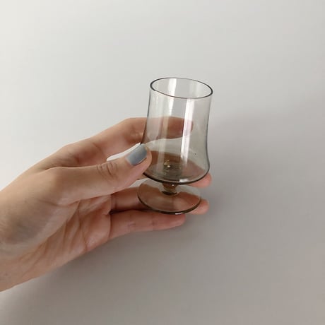 small brown glass Estonia 70s