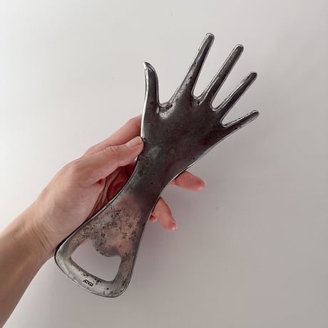 Bottle Opener spread fingers 50s