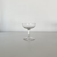 clear champagne coupe 50s France