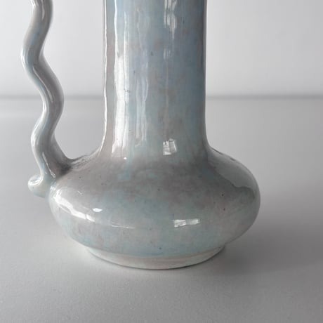 vase with wavy handle Gonder 50s USA