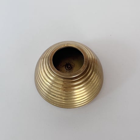 vintage brass tea-light candle holder 50s