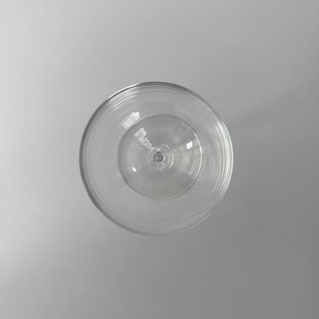 Vintage Luminarc crystal wine glass 80s FRANCE