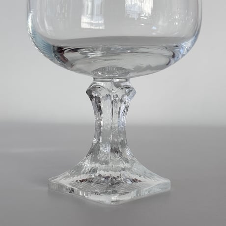 crystal coupe with square base 80s
