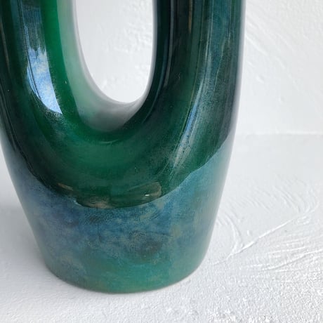 vase Zenith iridescent 70s