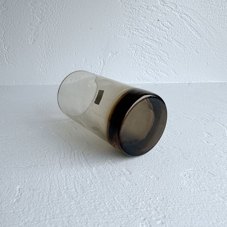 Luminarc smoked juice glass 80s