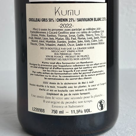 <ORANGE> Kumu 2022 / Adrien de Mello