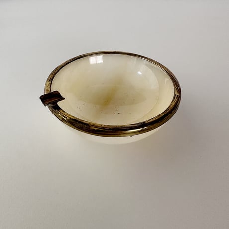 Full moon alabaster tray 50s Europe