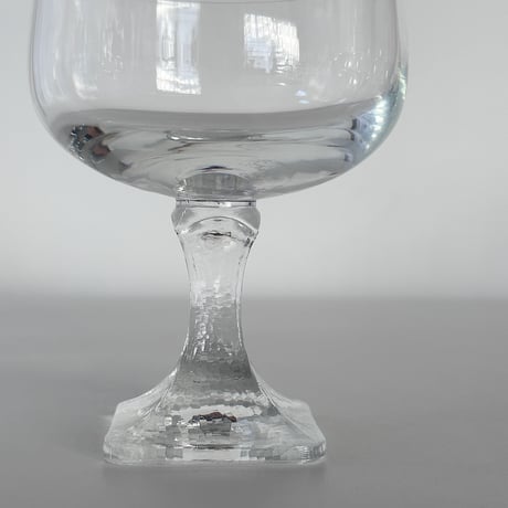 crystal coupe with square base 80s