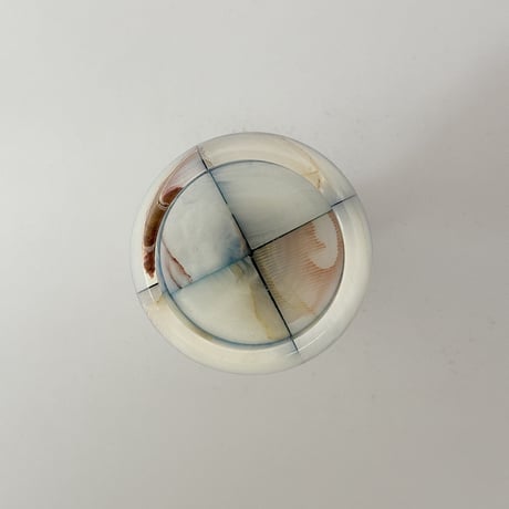 white x blue checkered onyx goblet 90s