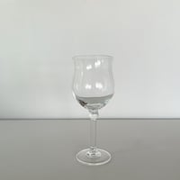 tulip wine glass 50s Europe