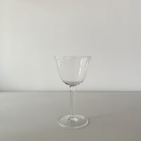clear glass with straight stem 90s
