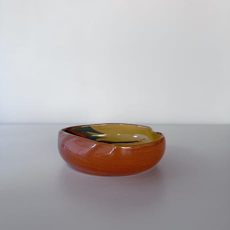 Studio pottery terracotta bowl 60s