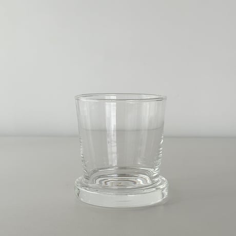 glass with thick pedestal 70s Europe