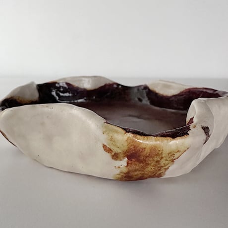 ceramic tray <pie> studio pottery