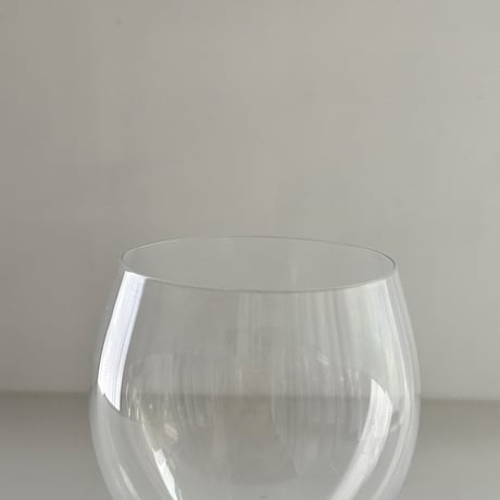crystal ball glass <LARGE > 60s Germany