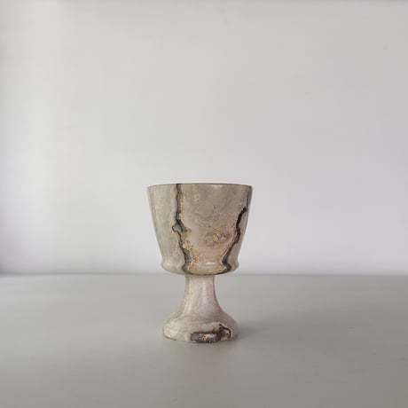 vintage onyx marble goblet <B>