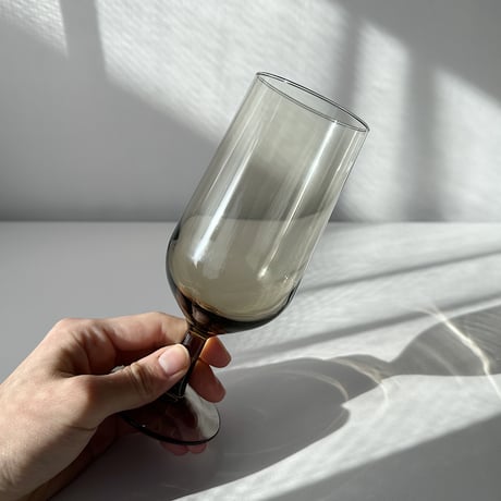Smoke beer glass Arcoroc 80s