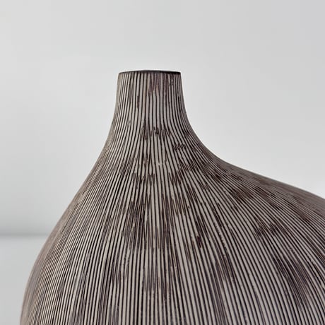 vase bottle gourd studio pottery