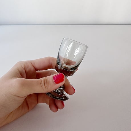 <SET OF 2>Holmegaard vintage shot glass 50s