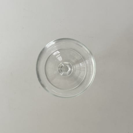 wine glass with hexagon stem FRANCE