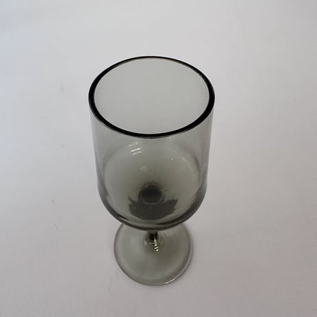 Smoked glass moss-grey sloped 70s