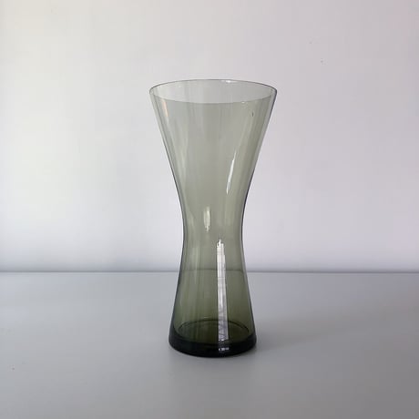 vase glass moss 70s