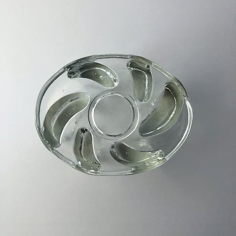 glass pot holder 70s