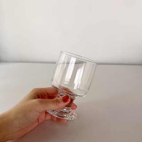 stacking wine glass Scandinavian 70s <M>